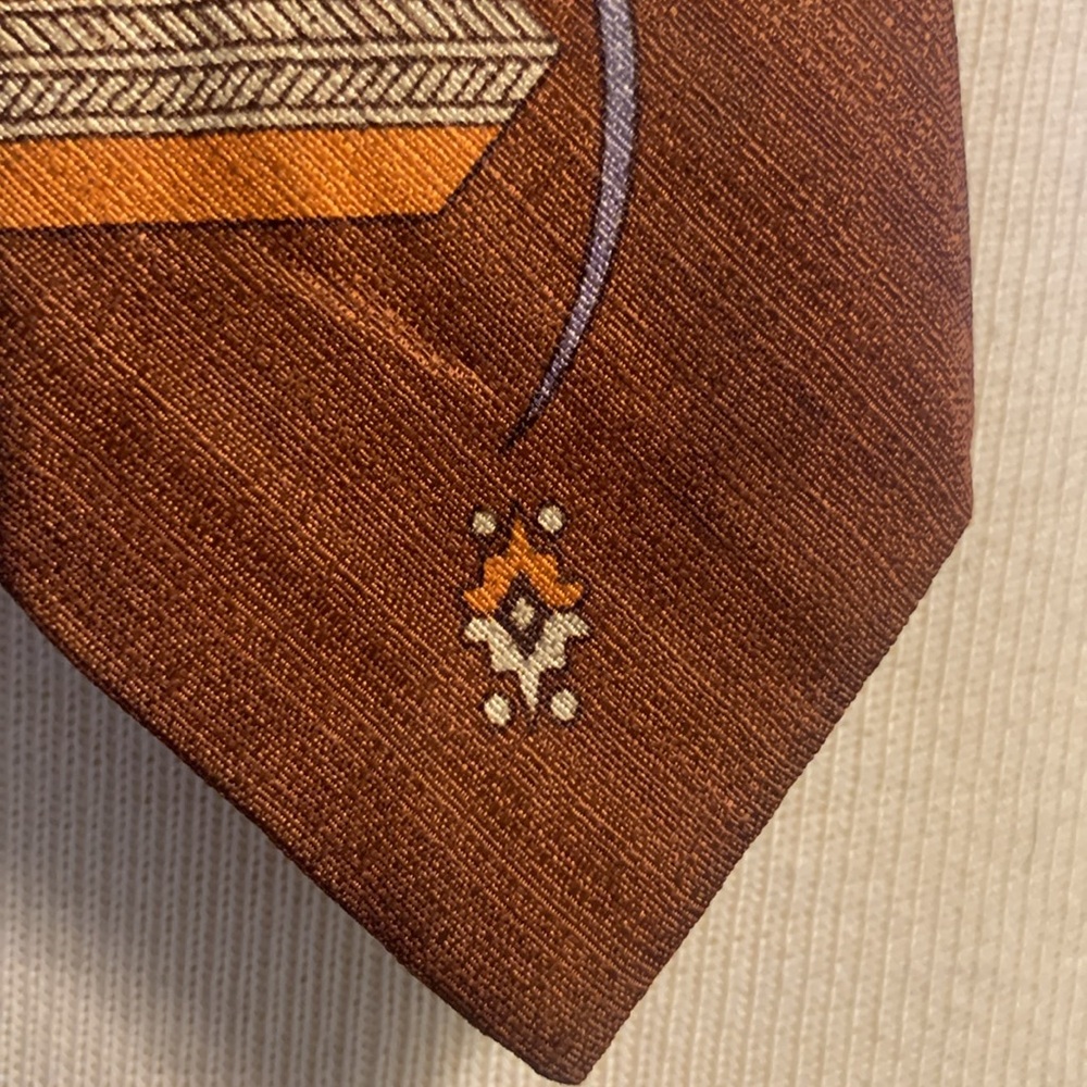 50’s COOL RETRO ABSTRACT BEATNIK HIPSTER TIE - Picture 5 of 13